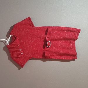 Faded Glory 6/6x Holiday red dress girls